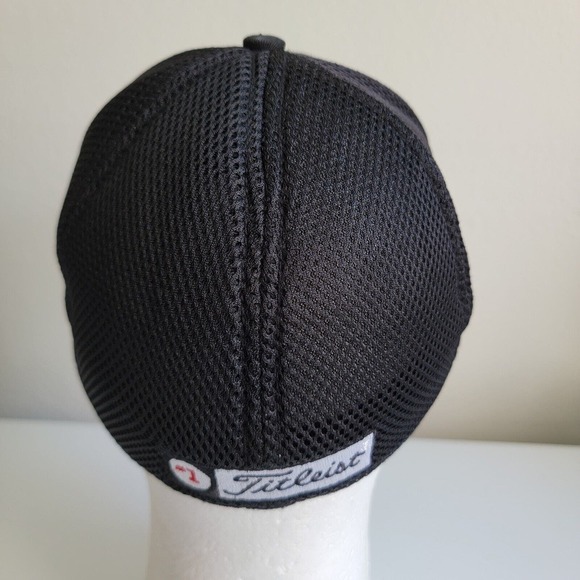 New Era Titleist FootJoy FJ Golf Hat Cap Stretch Fitted Mens Medium Large Black - Picture 4 of 9